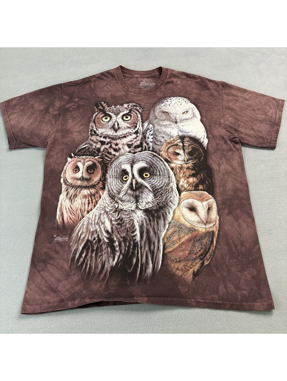The Mountain Owl Nature T Shirt Size Large